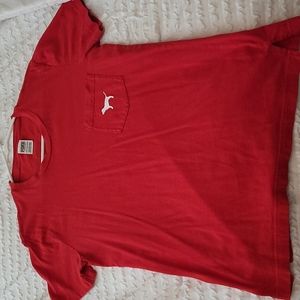 Pink Victoria's Secret Pocket t-shirt. Color Red Size XS